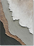 NANKAI Art Hand-Painted Beach Wave Landscape Oil Painting 40x28 Inch Abstract Wall Decorative Art