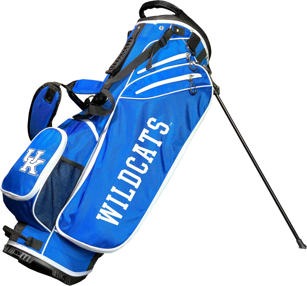 Team Golf NCAA Birdie Stand Golf Bag, Lightweight, 14-Way Club Divider, Spring Action Stand, Insulated Cooler Pocket, Velcro Glove and Umbrella Holder & Padded Handles