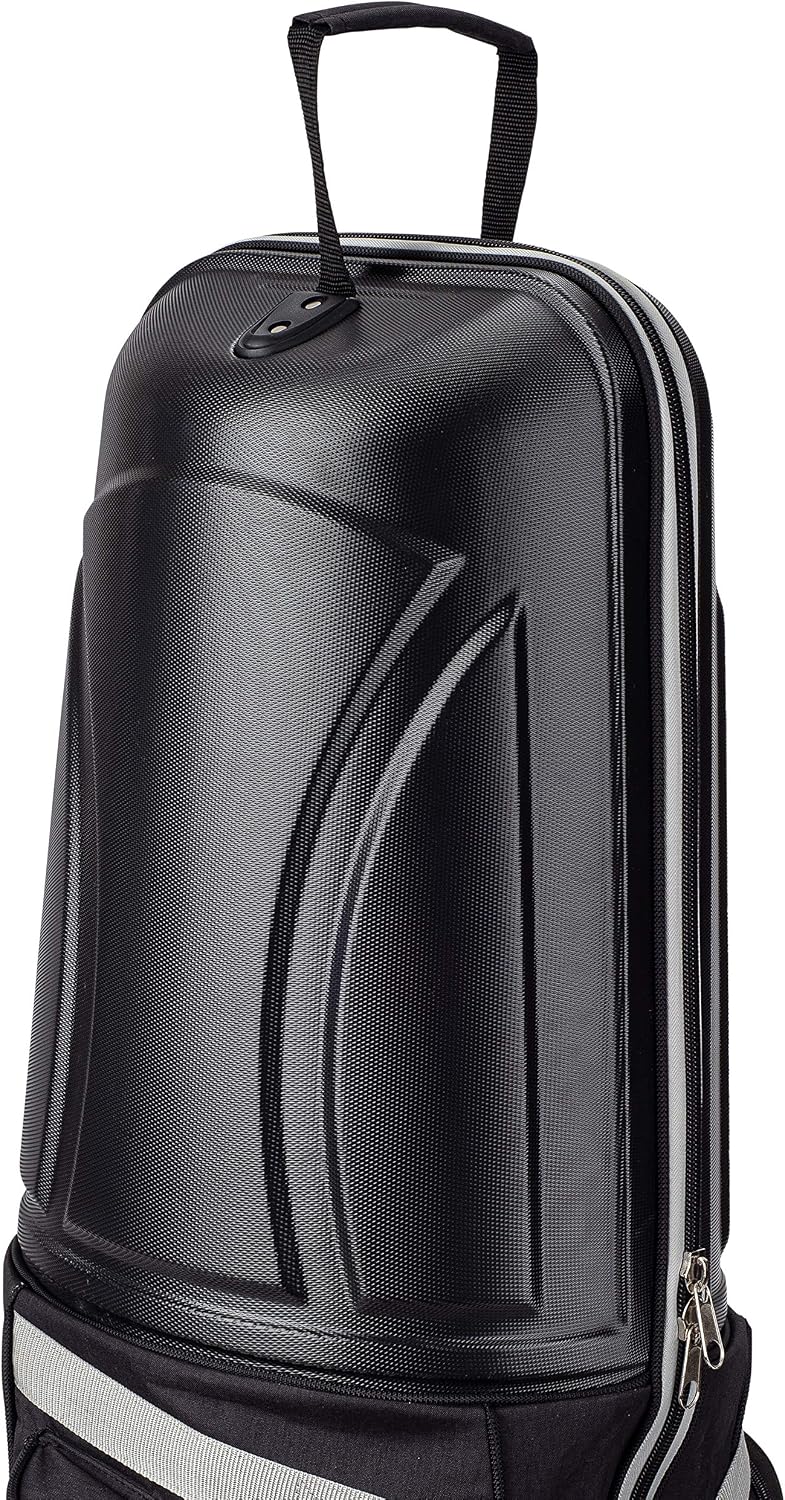 Founders Club Golf Travel Bag with Wheels - Lightweight Travel Cover & Case for Airlines - Club Protection with ABS Hard Top & Standup Pole Stiffening System