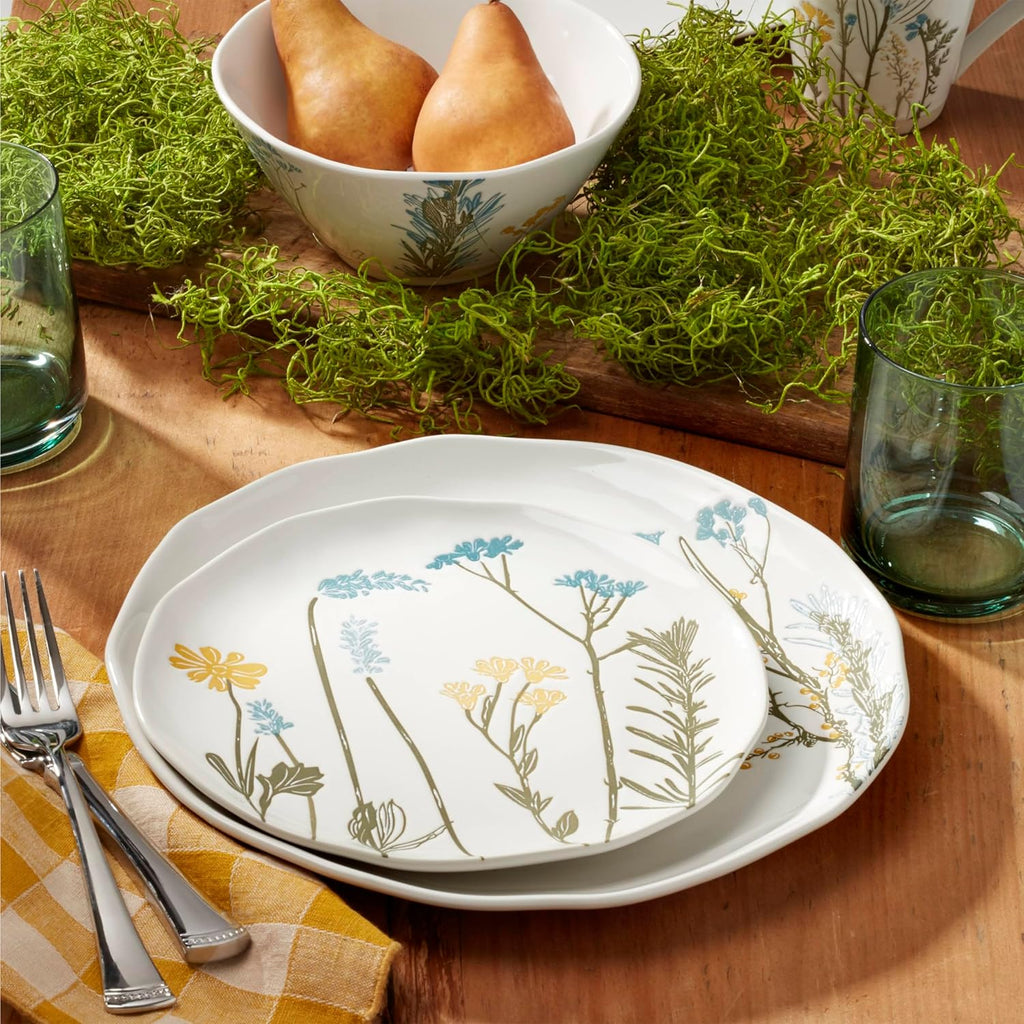 Lenox 896601 Wildflowers 12-Piece Dinnerware Set