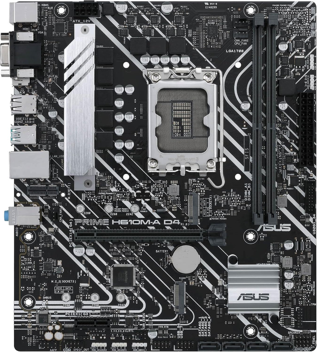ASUS Prime H610M-A D4-CSM LGA 1700 Micro ATX DDR4 Motherboard