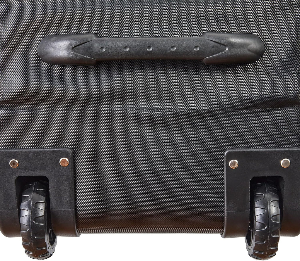 Samsonite Soft-Sided Golf Travel Bag with Wheels, Heavy-Duty 600D Polyester, Additional Top Padding, Shoe/Accessory Pocket, Foldable