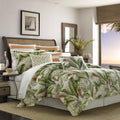 Tommy Bahama - King Duvet Cover Set, Super Soft Cotton Sateen Bedding with a Crisp & Lightweight Feel, 3 Piece Bed Set with Matching Pillowcases (Palmiers Green)