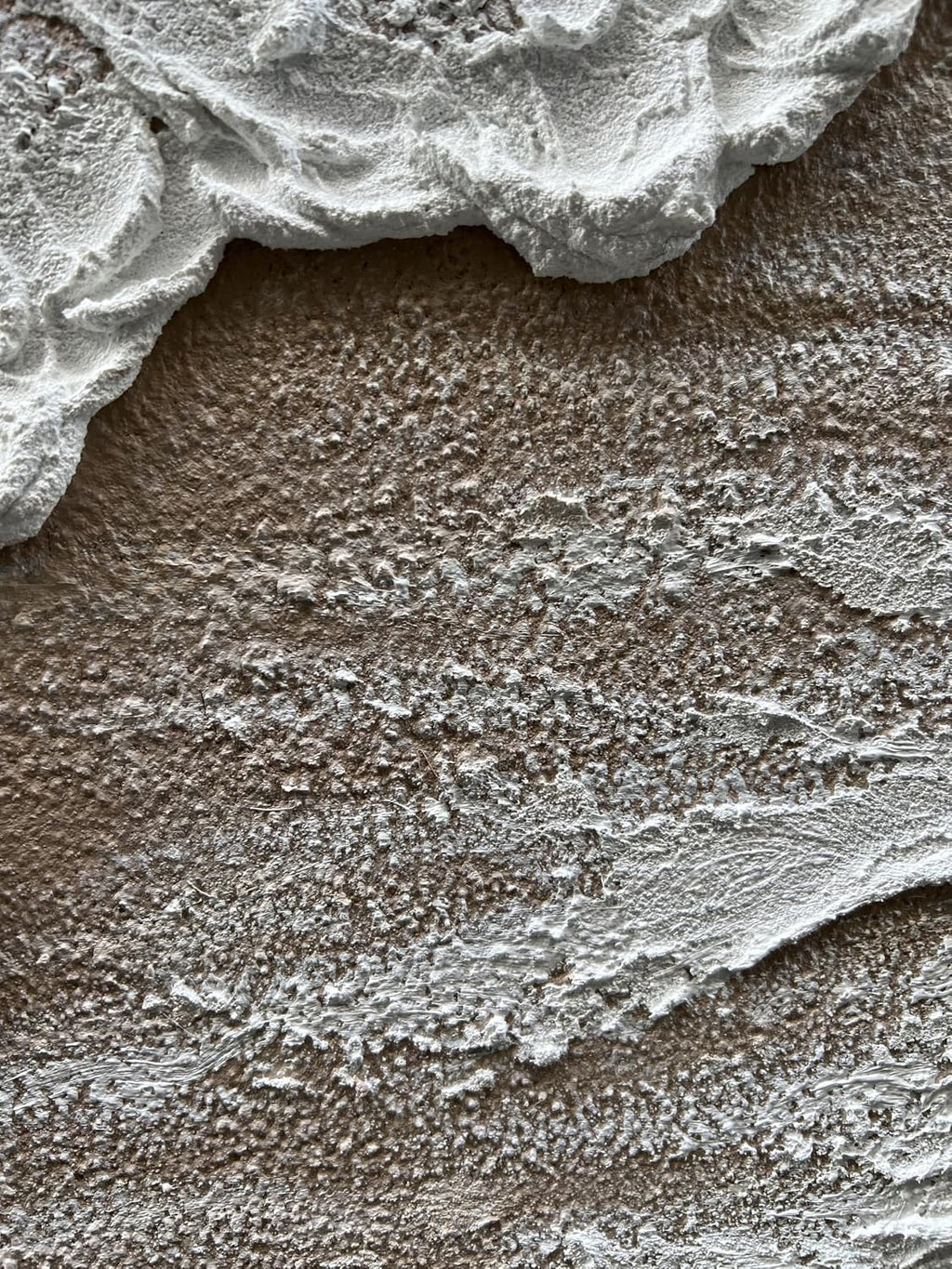 NANKAI Art 3D Ocean Wave Oil Painting Natural Scenery White Abstract Canvas Art Mural 40x28 inches