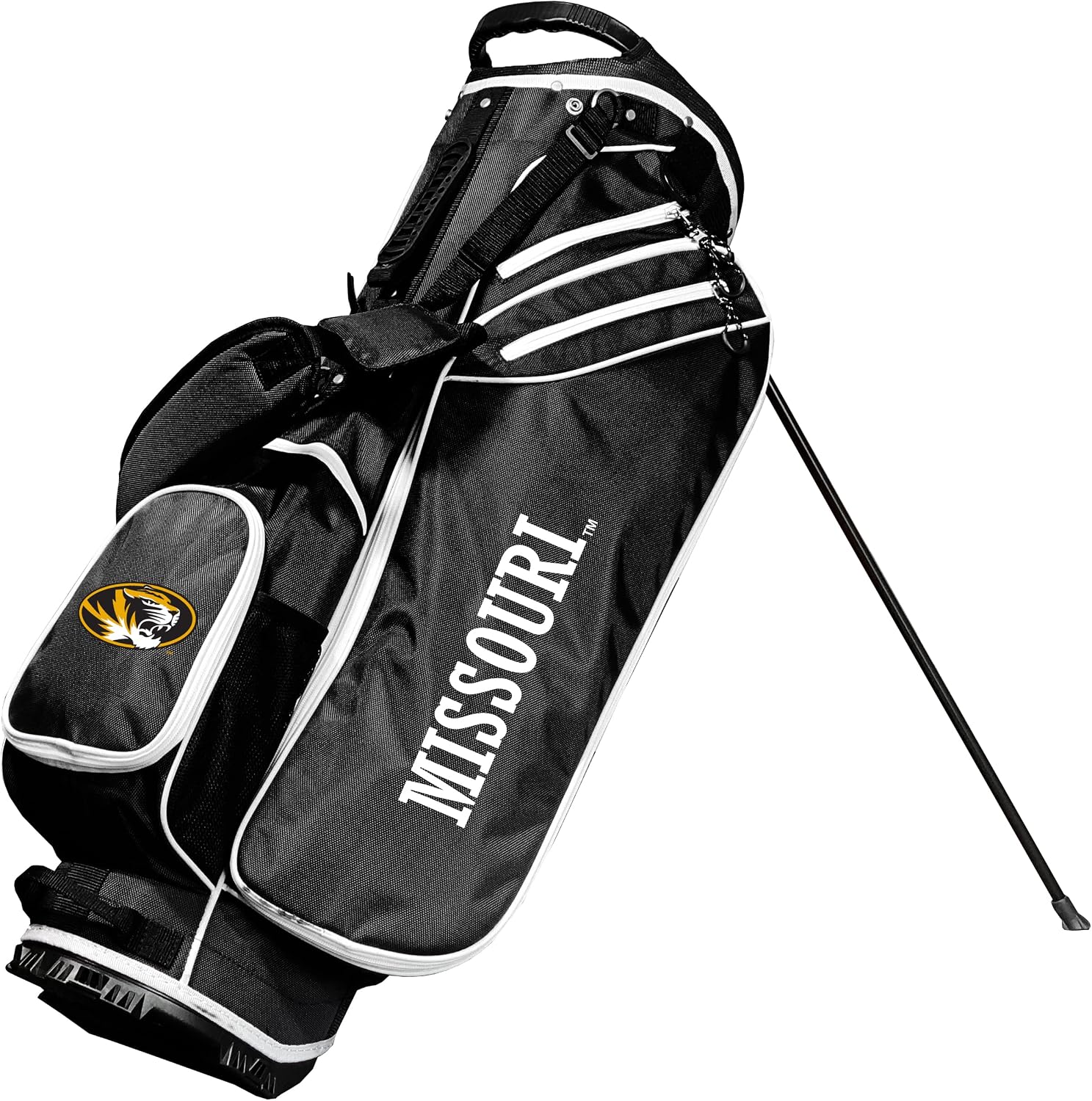 Team Golf NCAA Birdie Stand Golf Bag, Lightweight, 14-Way Club Divider, Spring Action Stand, Insulated Cooler Pocket, Velcro Glove and Umbrella Holder & Padded Handles