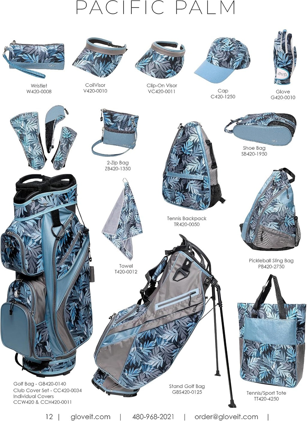 Glove It Women's Golf Bag, Lightweight Golf Cart Bag for Ladies