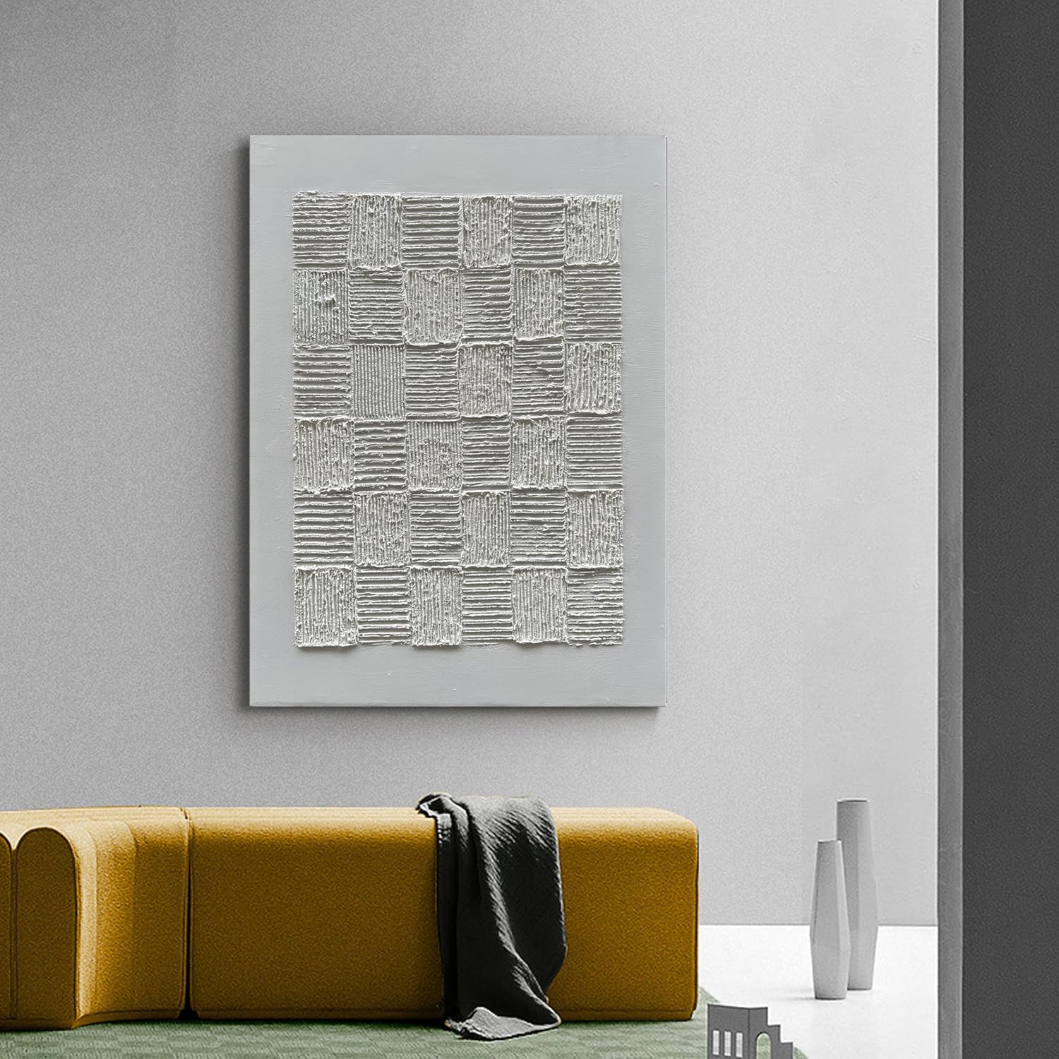 NANKAI Art Hand-Painted Abstract Art Oil Painting Contemporary Minimalist Home Wall Decoration 45x30 inch