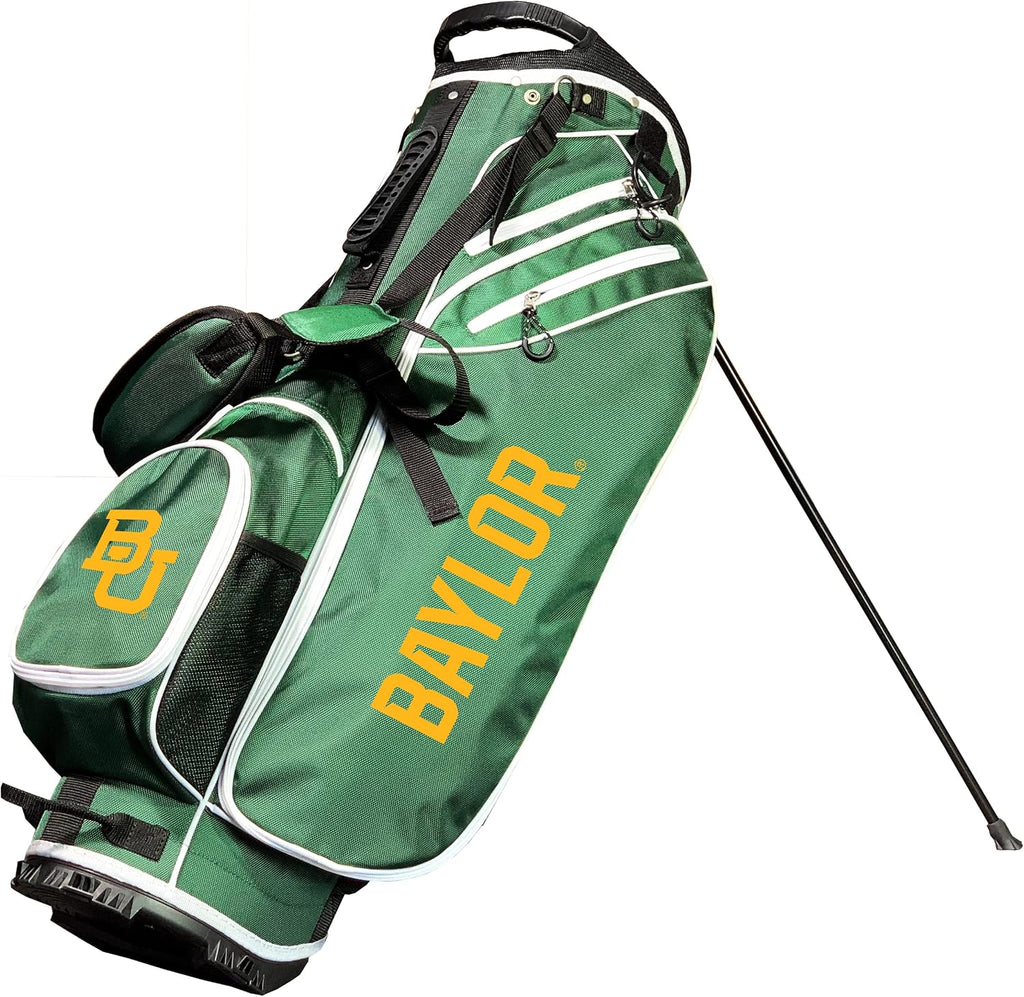 Team Golf NCAA Birdie Stand Golf Bag, Lightweight, 14-Way Club Divider, Spring Action Stand, Insulated Cooler Pocket, Velcro Glove and Umbrella Holder & Padded Handles
