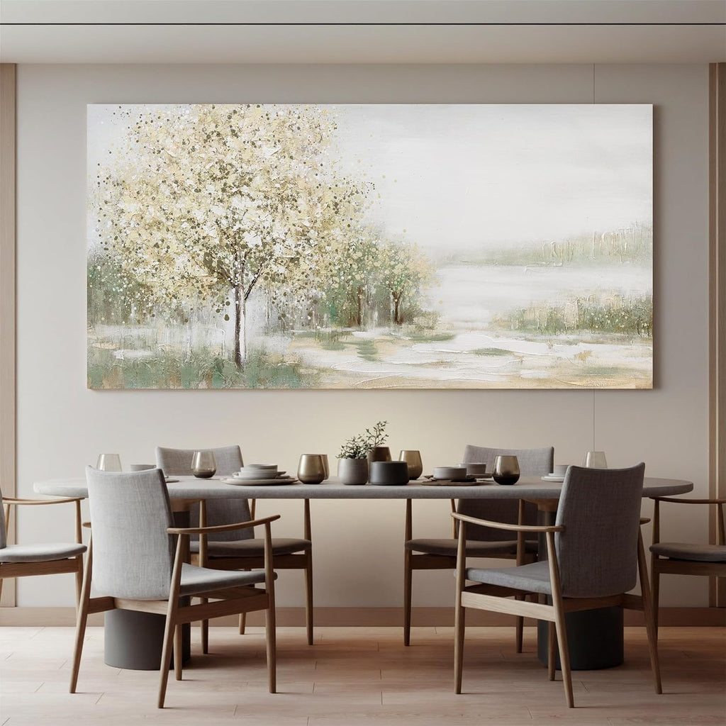Canvas Wall Art Decor Oversized Landscape Wall Art Decor Green Wall Art for Living Room Natural Canvas Art Wall Decor Oversized Wall Art Prints For Walls Home Office Wall Decorations 39'X78'