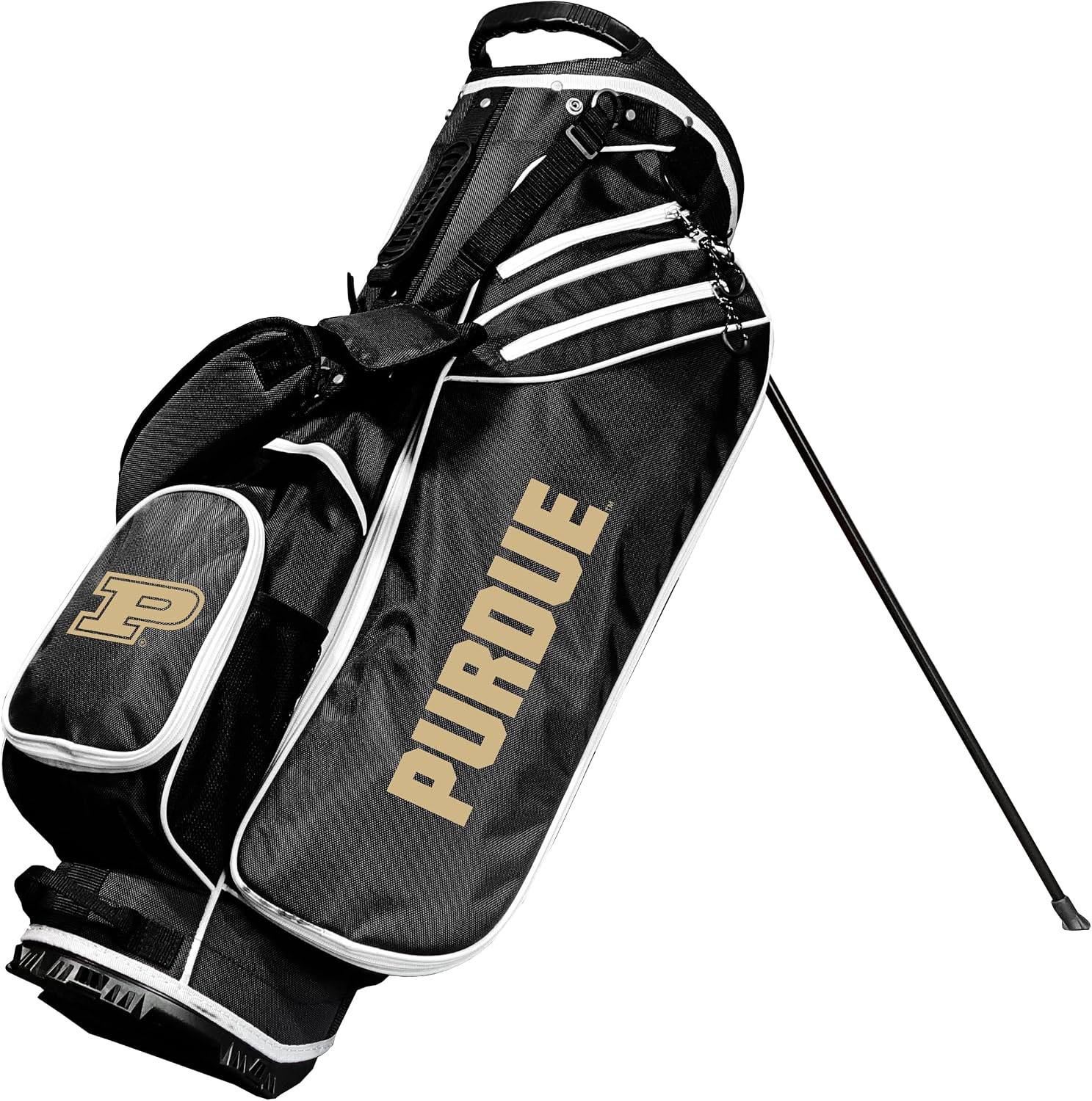 Team Golf NCAA Birdie Stand Golf Bag, Lightweight, 14-Way Club Divider, Spring Action Stand, Insulated Cooler Pocket, Velcro Glove and Umbrella Holder & Padded Handles