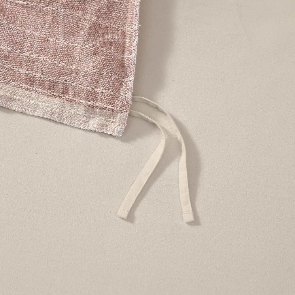 Levtex Home Sand Stripes BlushQueen Duvet Cover Set (90x94in) with 2 Pillowcases (26x20in) - Woven Jacquard Stripe - Pink, Dusty Rose, Cream, White - Cotton Queen Size Duvet Cover Set -Soft Pre-Washed