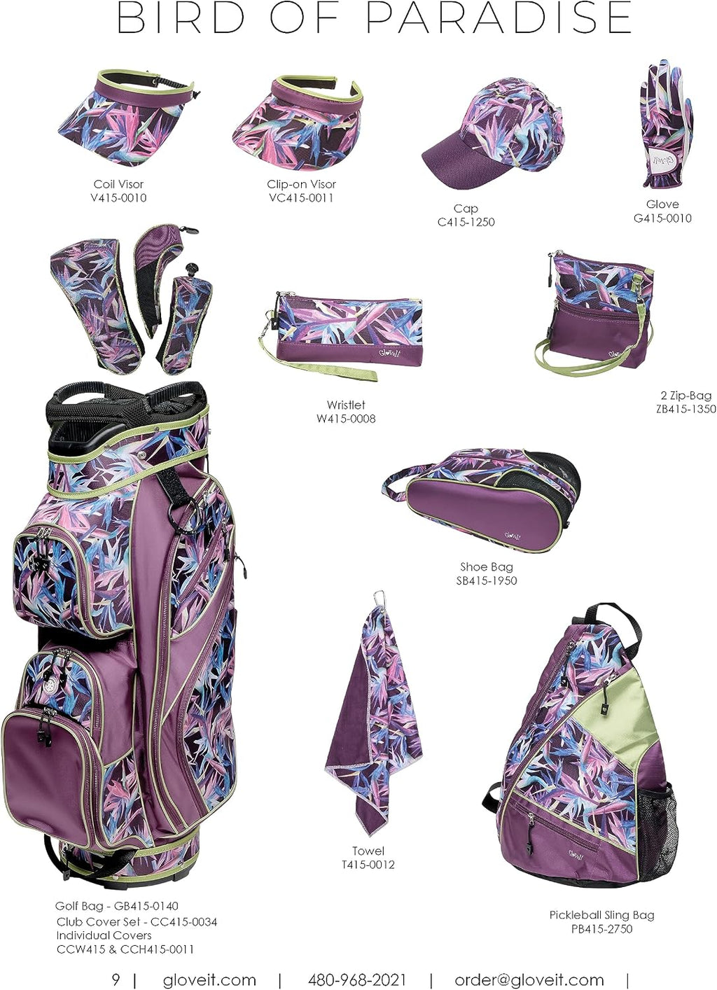 Glove It Women's Golf Bag, Lightweight Golf Cart Bag for Ladies