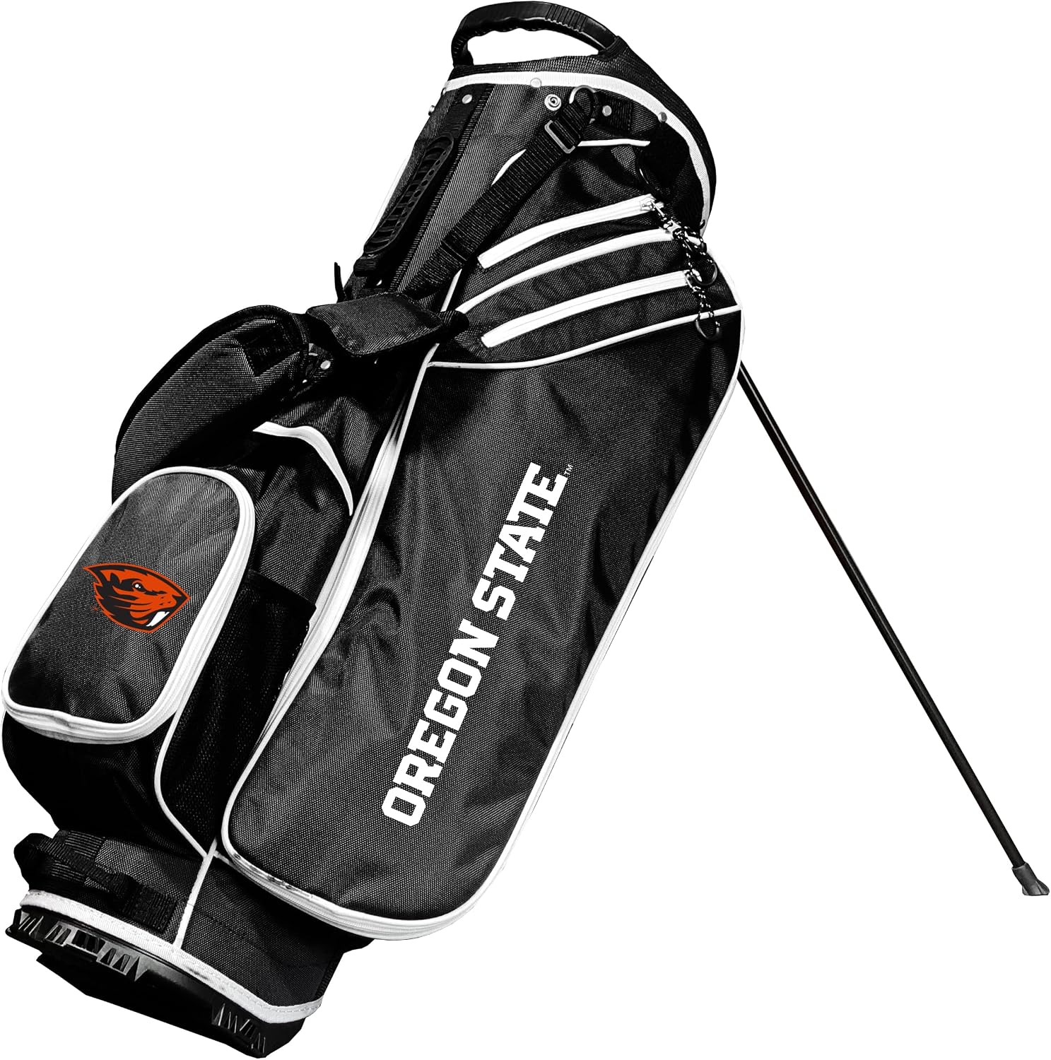 Team Golf NCAA Birdie Stand Golf Bag, Lightweight, 14-Way Club Divider, Spring Action Stand, Insulated Cooler Pocket, Velcro Glove and Umbrella Holder & Padded Handles