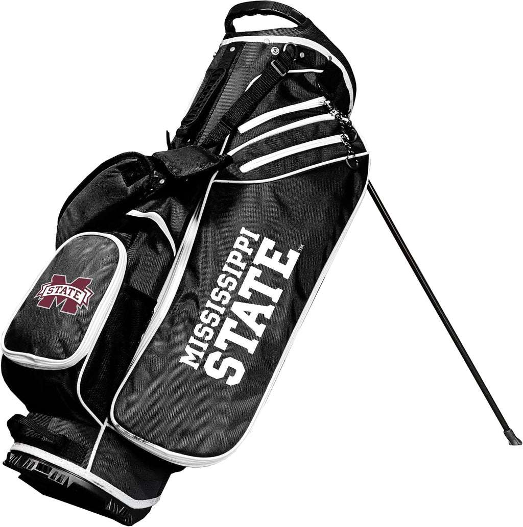 Team Golf NCAA Birdie Stand Golf Bag, Lightweight, 14-Way Club Divider, Spring Action Stand, Insulated Cooler Pocket, Velcro Glove and Umbrella Holder & Padded Handles