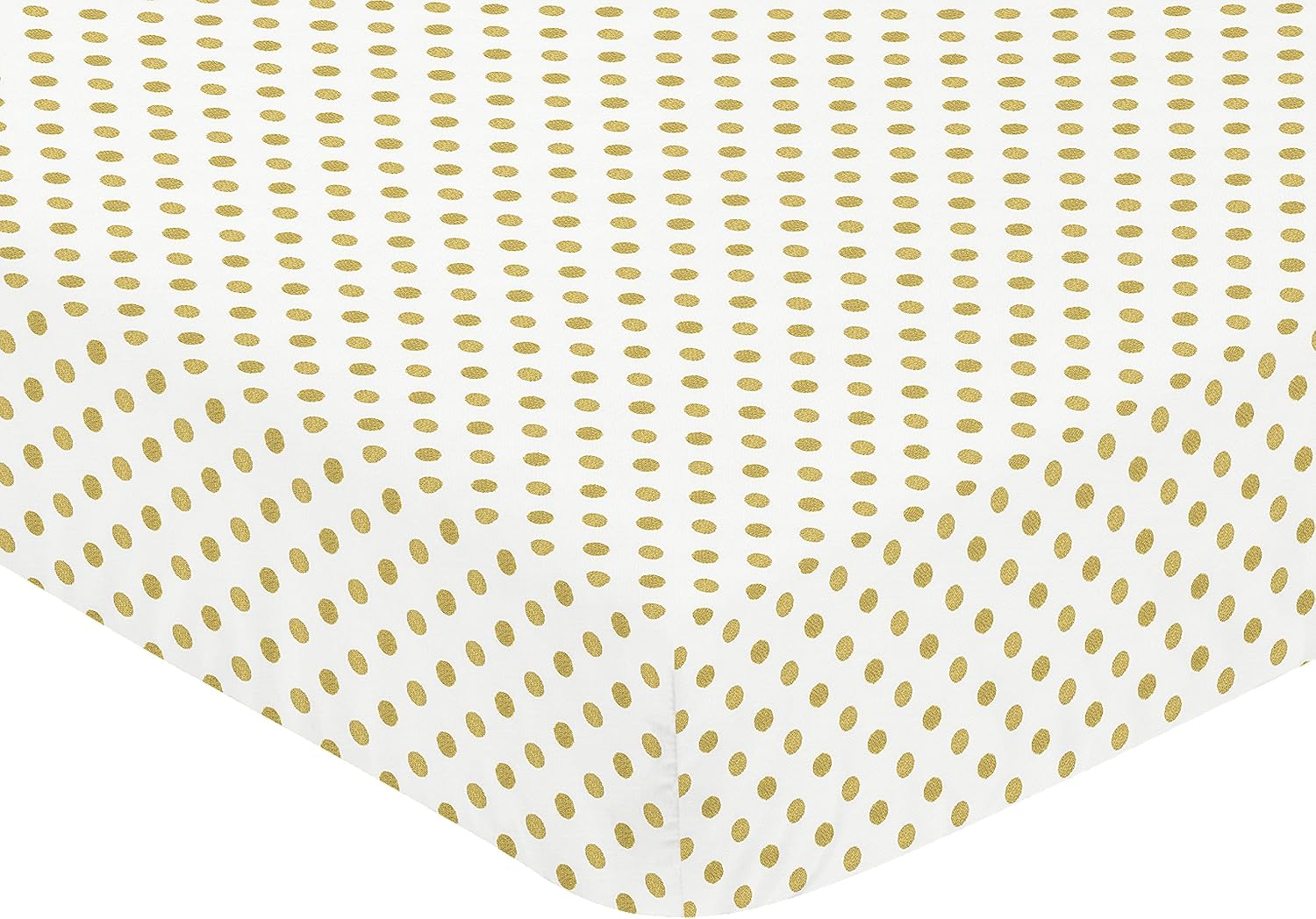 Sweet Jojo Designs Blush Pink White Damask and Gold Polka Dot Amelia Girl Baby Bedding 4 Piece Crib Set