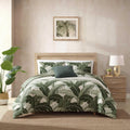Tommy Bahama - King Comforter Set, Super Soft Cotton Bedding with Matching Sham(s), Super Soft, Oeko-Tex Certified (Vintage Palms Green, King)