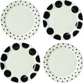 Kate Spade New York Dot Assorted Dinner Plates, Set Of 4, 7.95, White