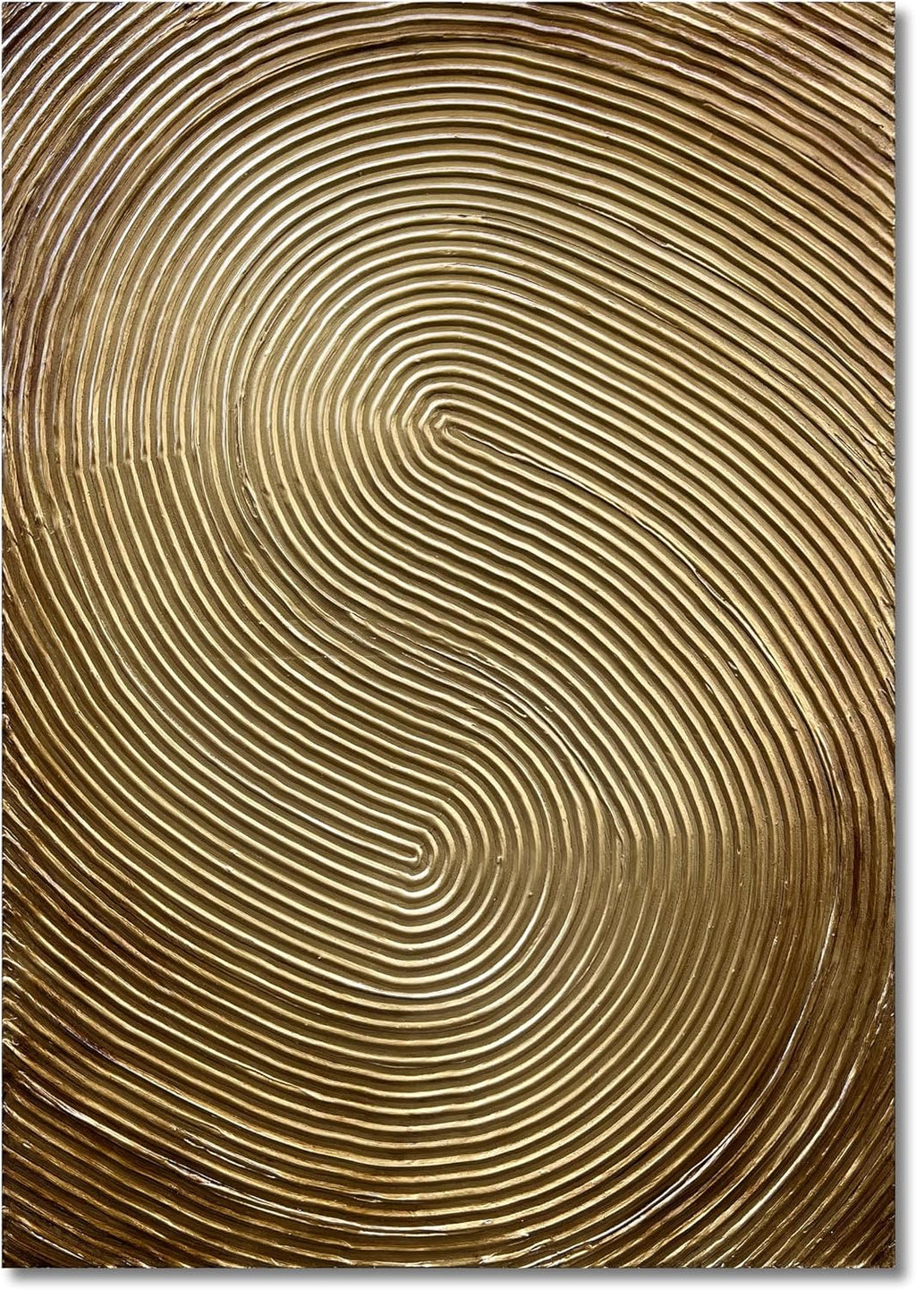NANKAI Art Hand-Painted Modern Abstract Oil Painting 40x28 Inches Gold Texture Oil Painting Home Office Corridor Wall Decorative Art Painting