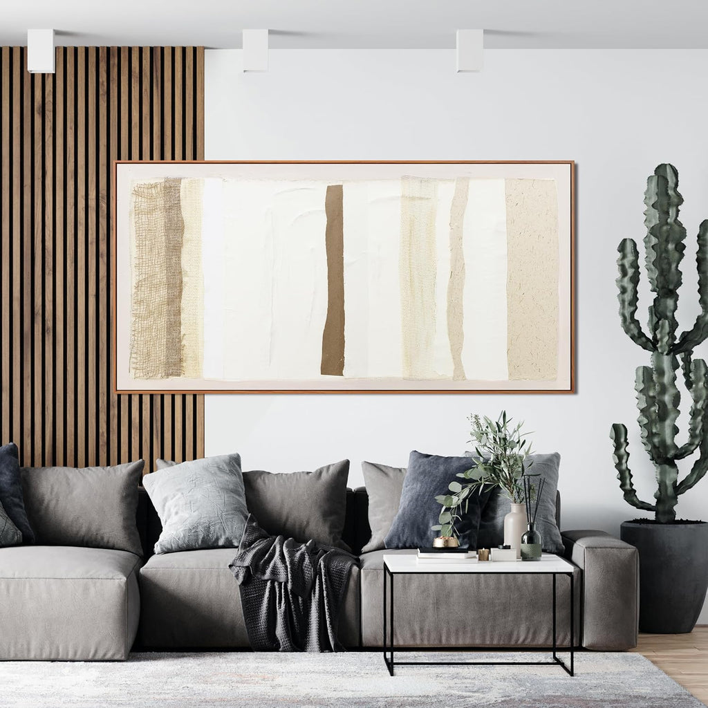 Abstract Canvas Wall Art Decor Wall Art Pictures for Living Room Large Framed Wall Art Prints Modern Boho Wall Art Decorations Canvas Art Wall Decor 29' X 58' Artwork for Walls Bedroom Office Decor