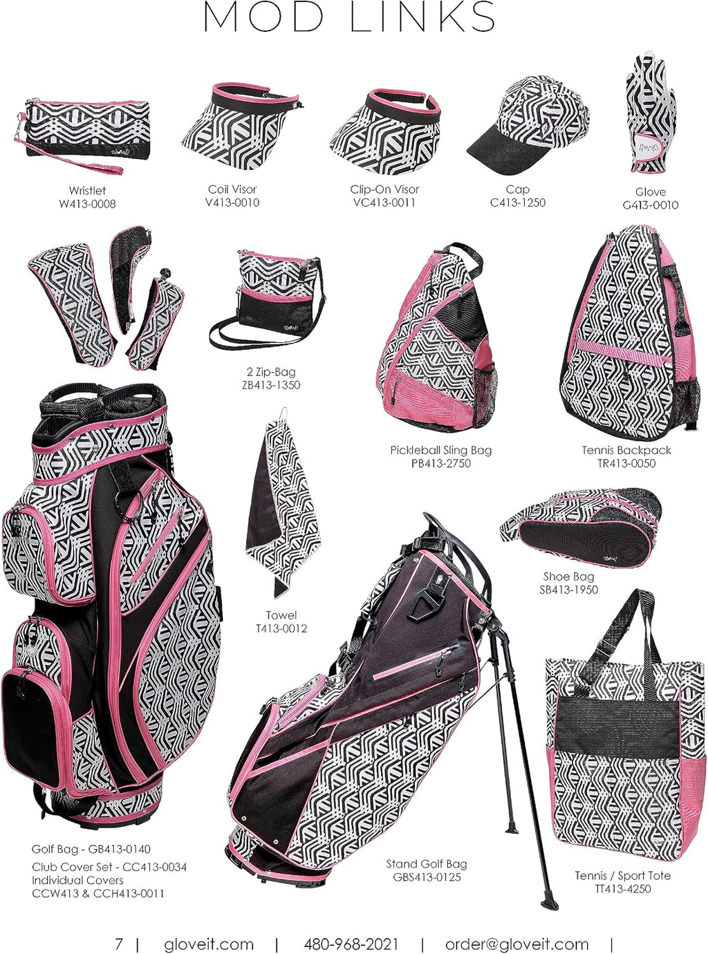 Glove It Women's Golf Bag, Lightweight Golf Cart Bag for Ladies