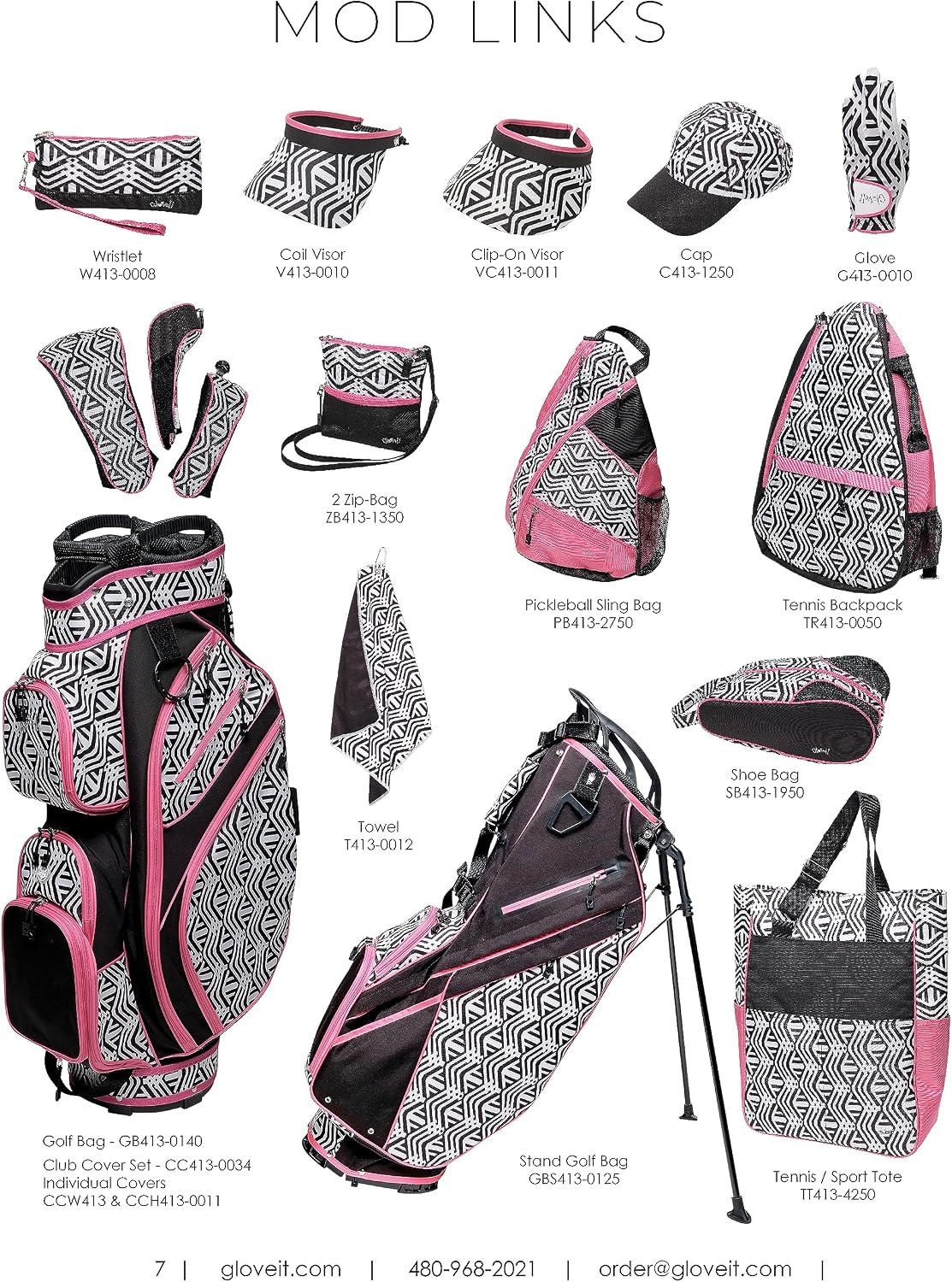 Glove It Women's Golf Bag, Lightweight Golf Cart Bag for Ladies