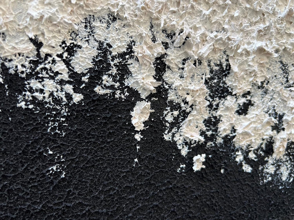Art Hand-Painted Black and White Wall Art Textured Oil Painting Modern Abstract Art Minimalist Art Painter Home Wall Decoration 24x48 inches