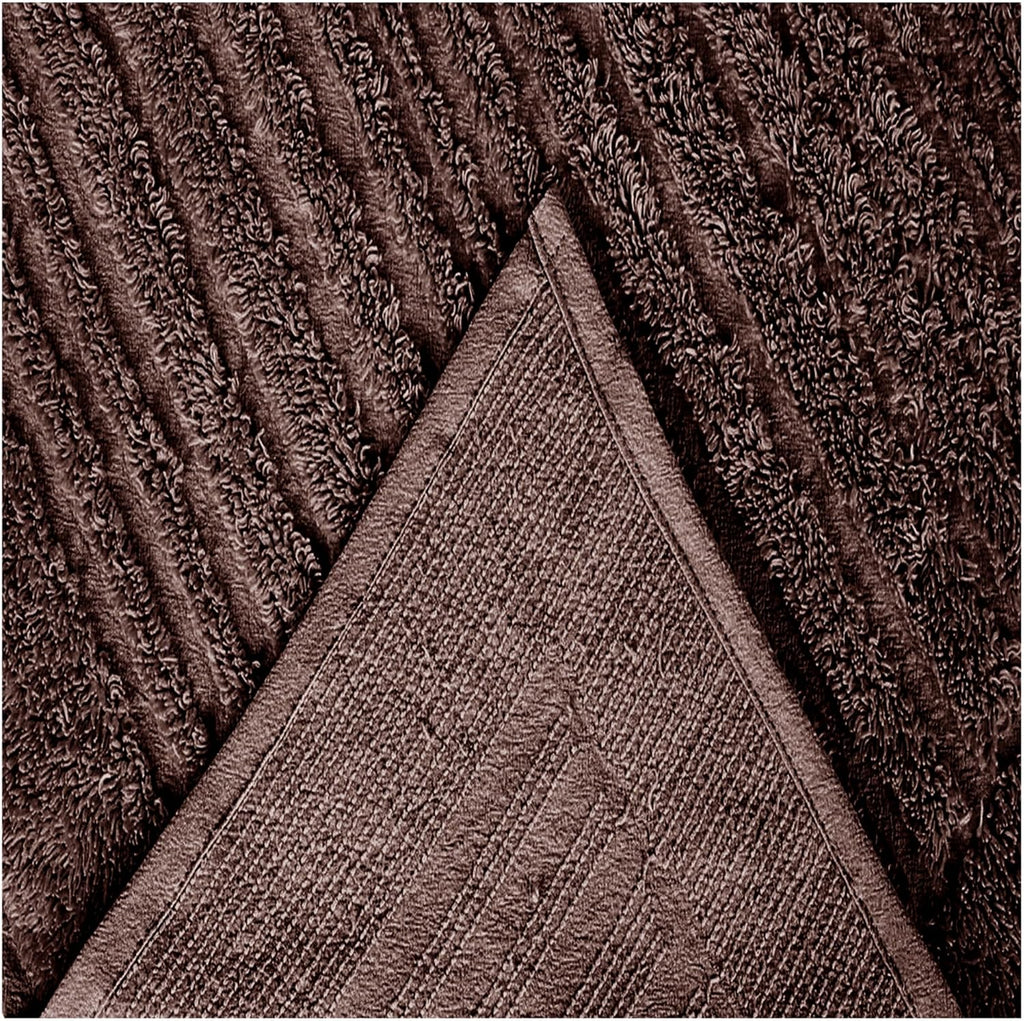 Better Trends Chenille Bedspreads Twin Size, Chocolate 100% Cotton Chenille Medallion Design Tufted Bedding Coverlet Soft Lightweight, 96'x110' with 1 PC Sham 2 Pieces Set Ashton Collection
