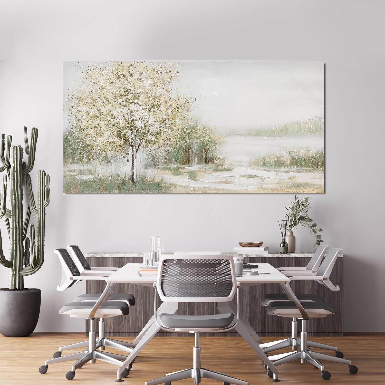 Canvas Wall Art Decor Oversized Landscape Wall Art Decor Green Wall Art for Living Room Natural Canvas Art Wall Decor Oversized Wall Art Prints For Walls Home Office Wall Decorations 39'X78'