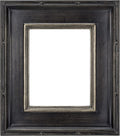 Creative Mark Museum Plein Aire Ornate Picture Frame - 9x12 - Antique Black W/Silver - Pack of 2, High-End Antique Style Frames - Open Back with No Glass or Backing