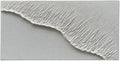 NANKAI Art Hand-Painted White Wave Texture Abstract Art Contemporary Minimalist Canvas Oil Painting, Home Living Room Corridor Wall Decoration Art, 24x48 inches