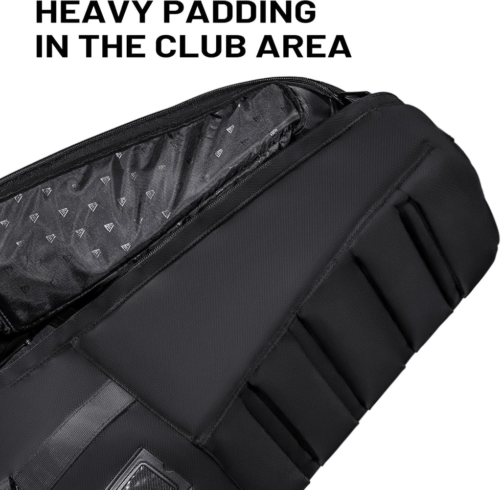 ASK ECHO Locklink StableRoller Golf Travel Bag with 4-Wheel Rolling System, Extendable Support Stand Legs