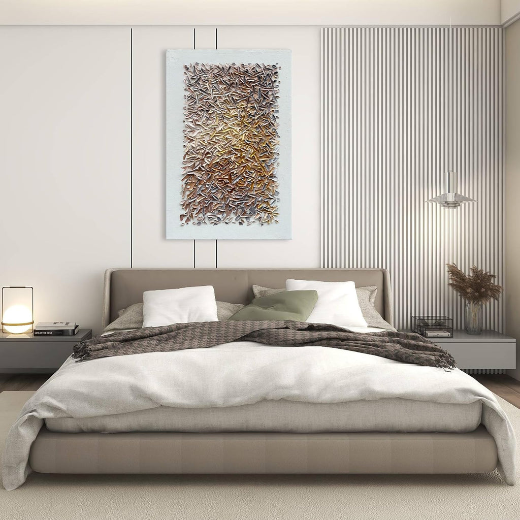 Art Hand Painted Minimalist Art Oil Painting Modern Abstract Art Oil Painting Home Office Corridor Wall Decoration 45x30 inches