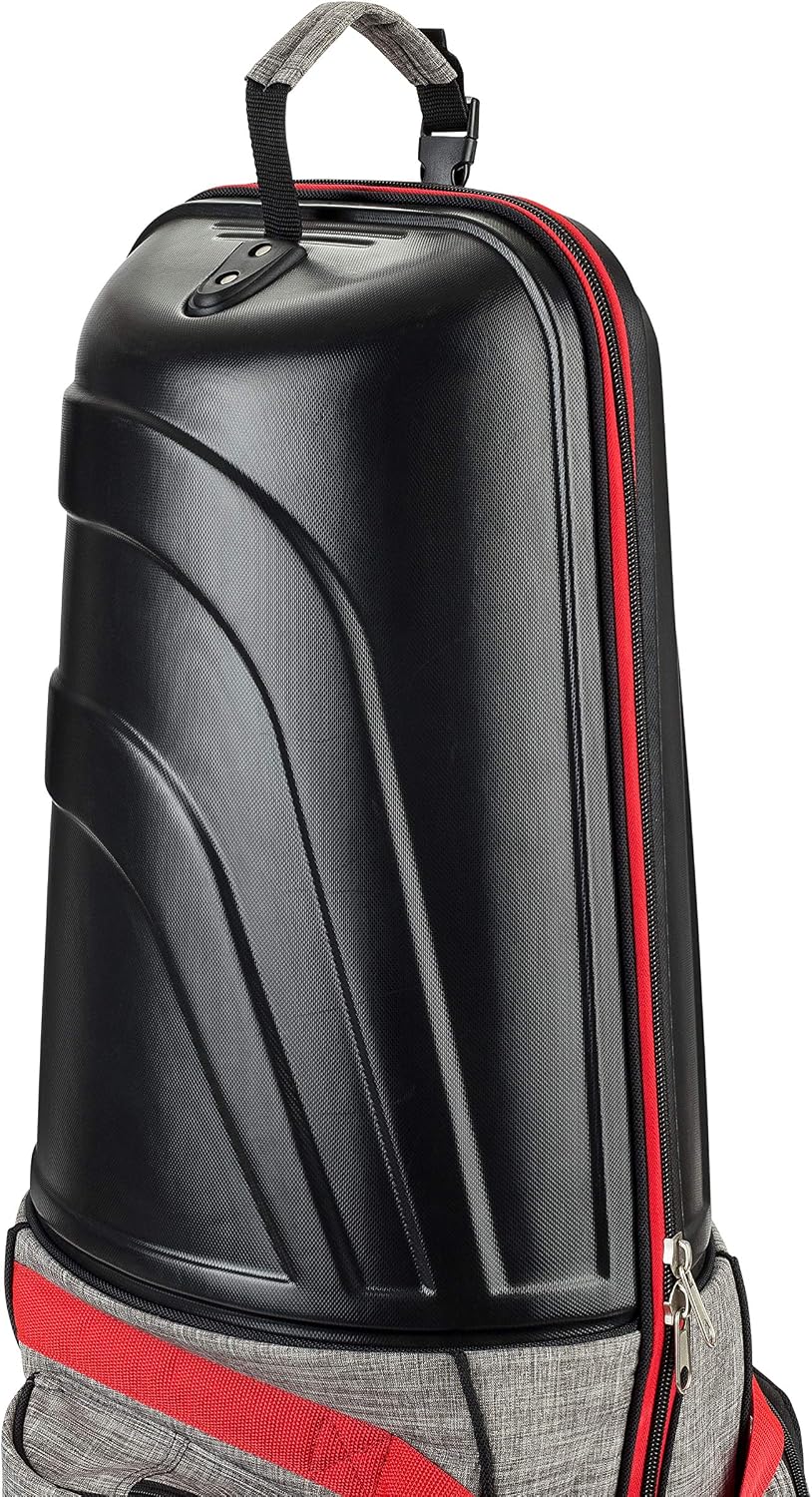 Founders Club Golf Travel Bag with Wheels - Lightweight Travel Cover & Case for Airlines - Club Protection with ABS Hard Top & Standup Pole Stiffening System