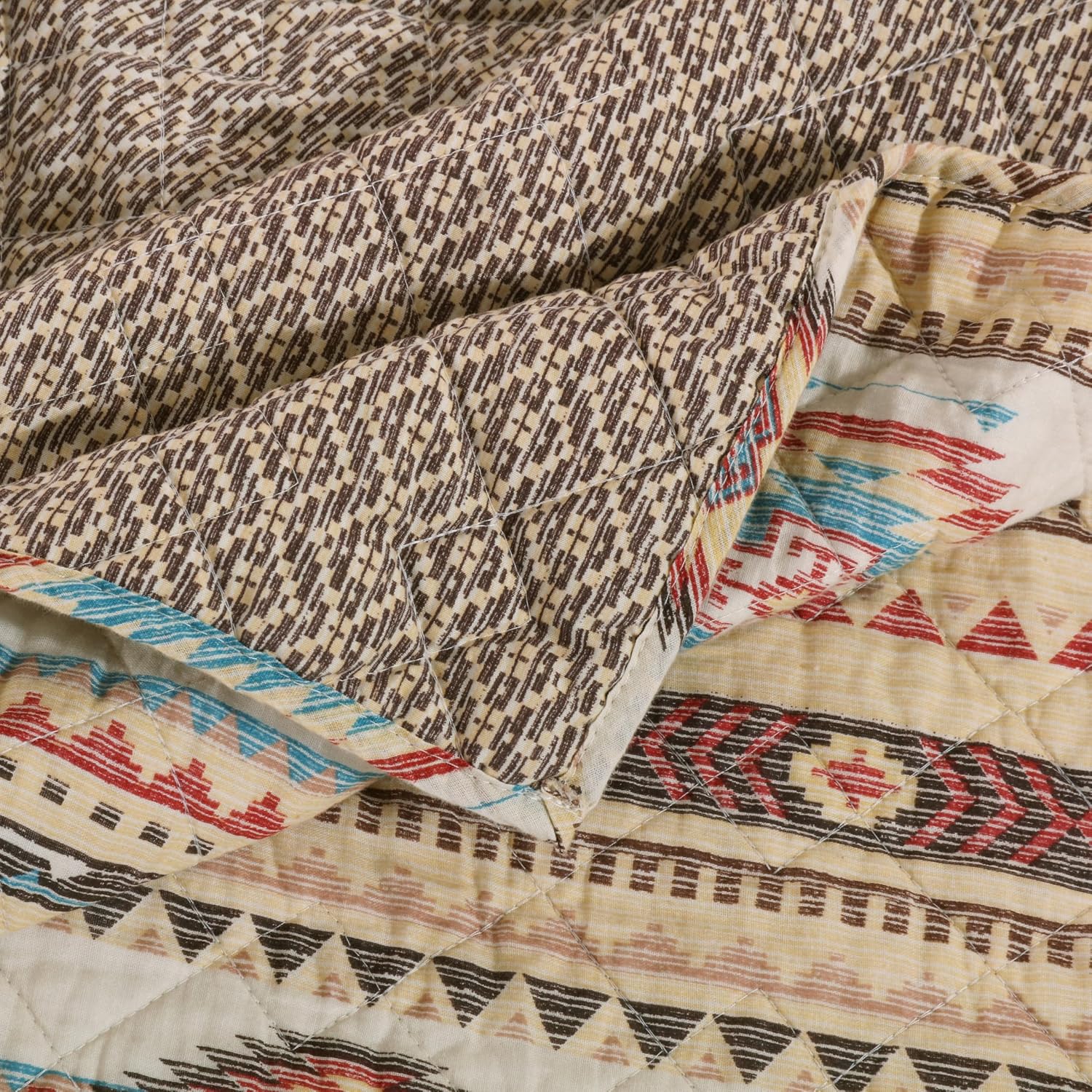 Barefoot Bungalow Phoenix Quilt Set, 2-Piece Twin/XL, Tan (Pack of 2)