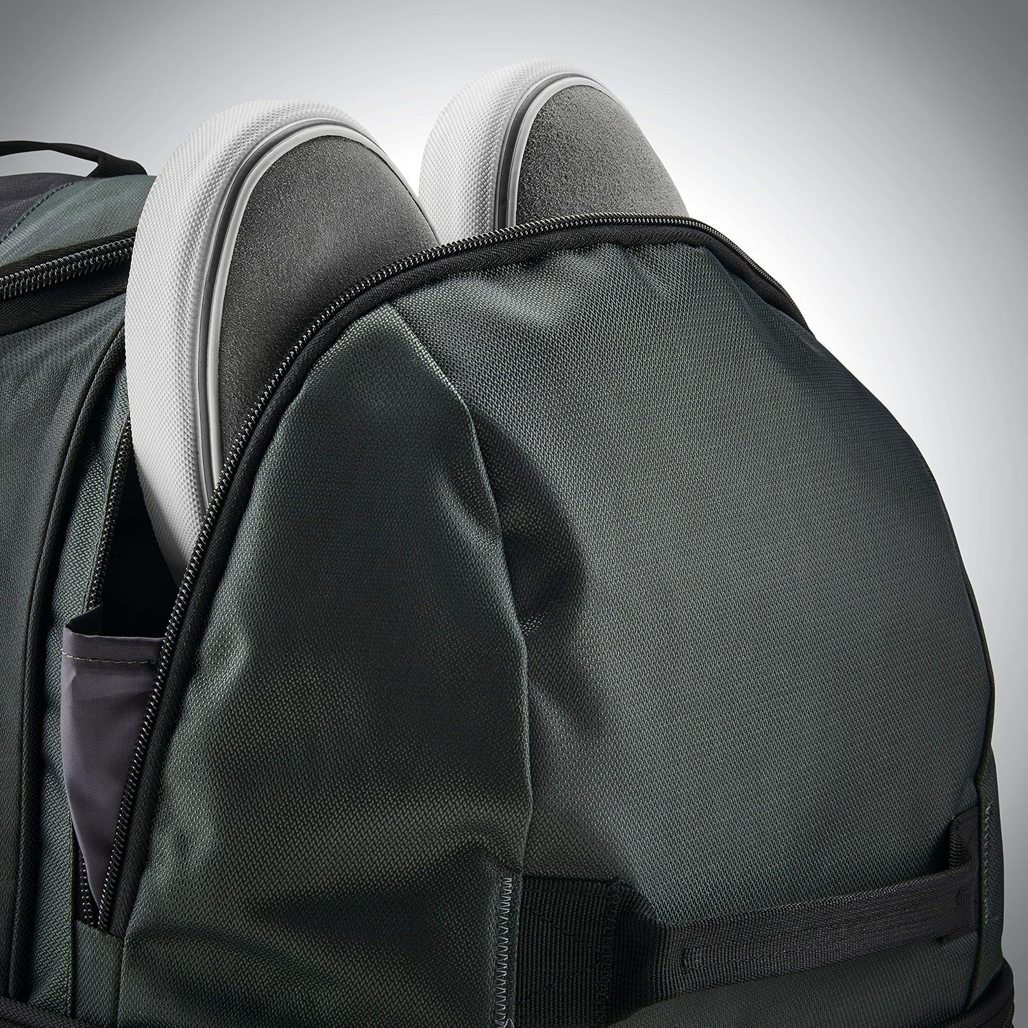 Samsonite Andante 2 Wheeled Duffel Bag – 32-Inch Durable Rolling Luggage with Inline Skate Wheels, Push-Button Handle & Spacious Compartments – Travel-Friendly and Lightweight - Moss Green/Black